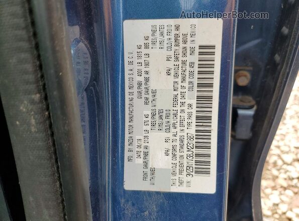 3MZBN1V38JM231887 2018 MAZDA 3 Blue Շարժիչի բաժամունքի տեսք
