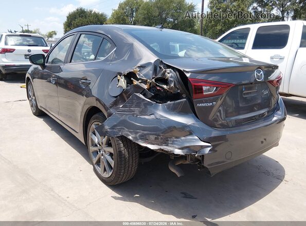 3MZBN1V3XJM174706 2018 MAZDA 3 Gray Հետևի ձախ