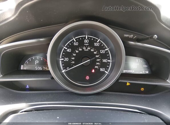 3MZBN1V3XJM174706 2018 MAZDA 3 Gray Հետևի նստատեղերի տեսք