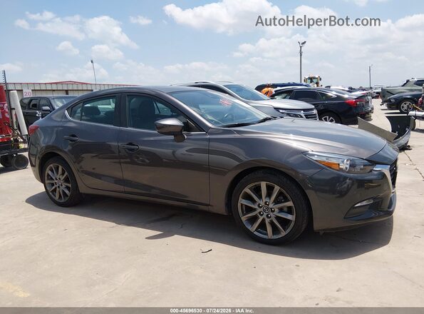 3MZBN1V3XJM174706 2018 MAZDA 3 Gray Սալոնի հետևի տեսք