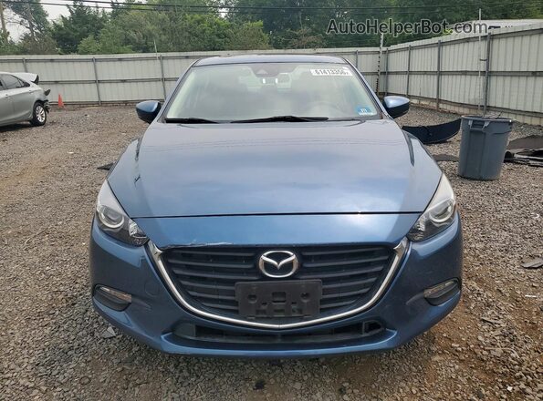 3MZBN1V3XJM179677 2018 MAZDA 3 Blue Front view