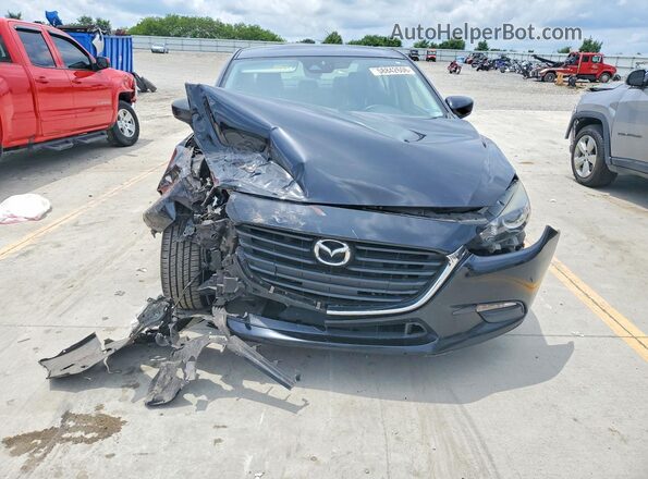 3MZBN1V3XJM204254 2018 MAZDA 3 Черный Вид спереди