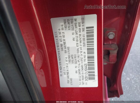 3MZBN1V3XJM244429 2018 MAZDA 3 Красный Вид подкапотного пространства
