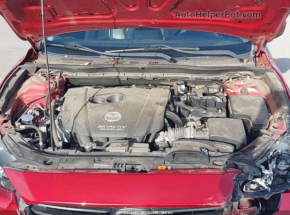 3MZBN1V3XJM244429 2018 MAZDA 3 Красный Вид сзади