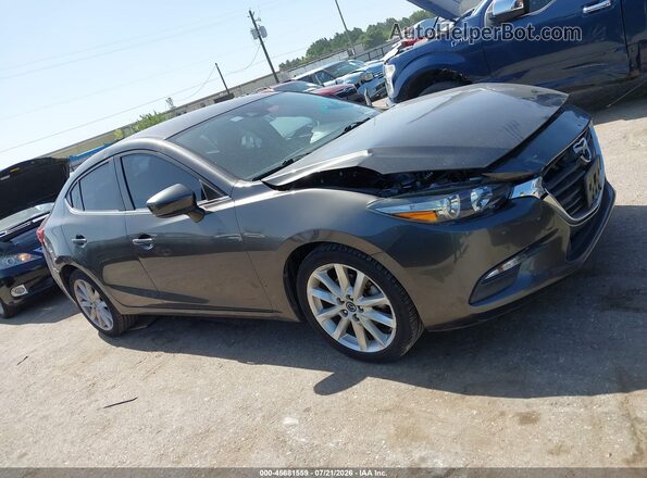 3MZBN1V70HM125334 2017 MAZDA 3 Gray Սալոնի հետևի տեսք