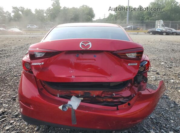 3MZBN1V71HM100488 2017 MAZDA 3 Red Vista trasera