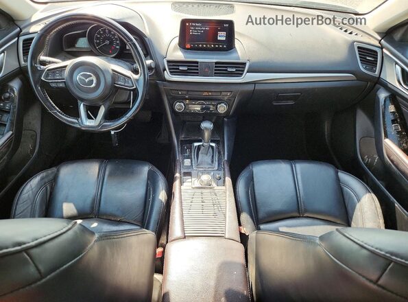 3MZBN1V73HM130334 2017 MAZDA 3 Blue Widok deski rozdzielczej