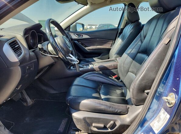 3MZBN1V73HM130334 2017 MAZDA 3 Blue Widok wnętrza z przodu