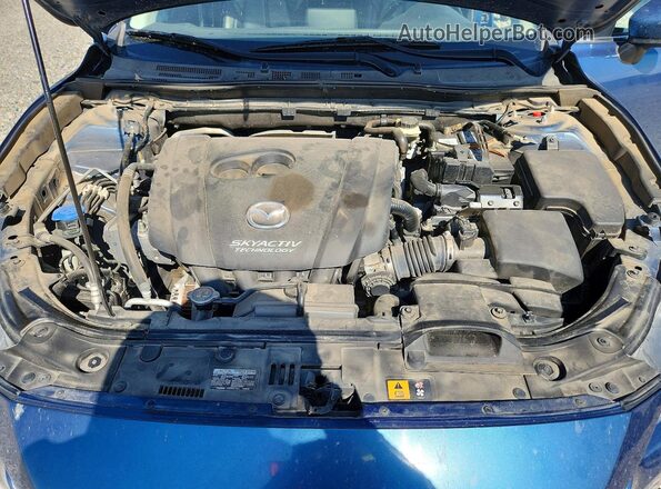 3MZBN1V73HM130334 2017 MAZDA 3 Blue Widok wnętrza z tyłu