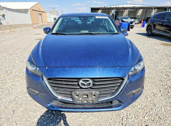3MZBN1V73HM130334 2017 MAZDA 3 Blue Widok z przodu