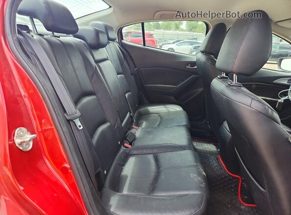 3MZBN1V74HM114403 2017 MAZDA 3 Красный Вид задних сидений