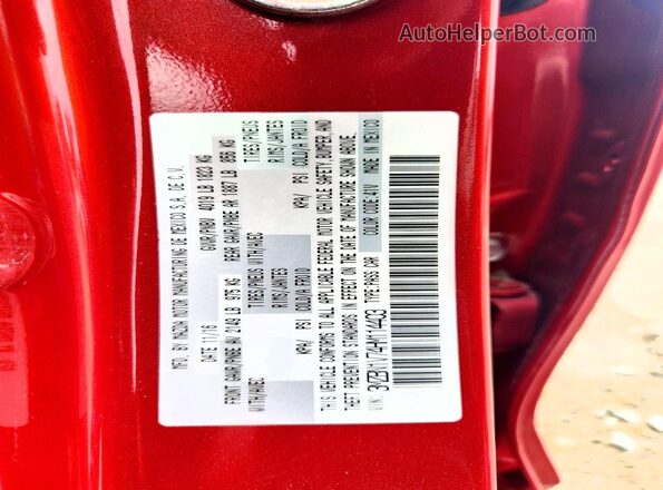 3MZBN1V74HM114403 2017 MAZDA 3 Красный Вид подкапотного пространства