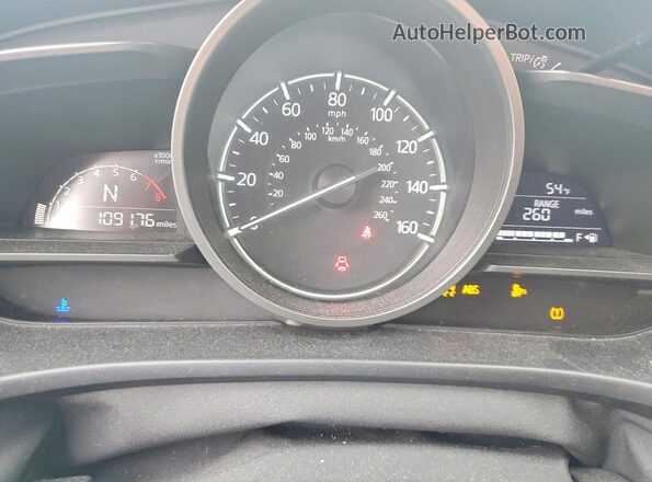 3MZBN1V76HM104021 2017 MAZDA 3 Blue Widok zestawu wskaźników