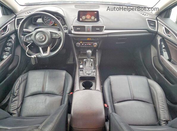 3MZBN1V76HM104021 2017 MAZDA 3 Blue Widok deski rozdzielczej