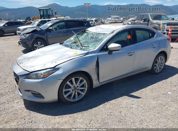 3MZBN1V77HM136962 2017 MAZDA 3 Silver Vista tres cuartos delantera izquierda