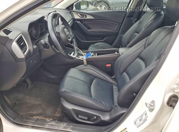 3MZBN1V78HM104697 2017 MAZDA 3 White Вид салону спереду