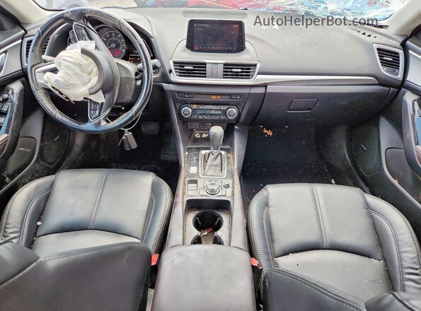 3MZBN1V79HM104076 2017 MAZDA 3 Black წინა პანელის ხედი
