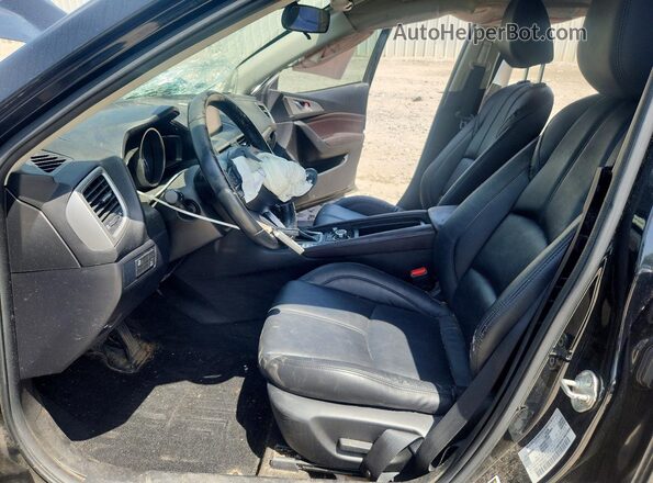 3MZBN1V79HM104076 2017 MAZDA 3 Black წინა სალონის ხედი