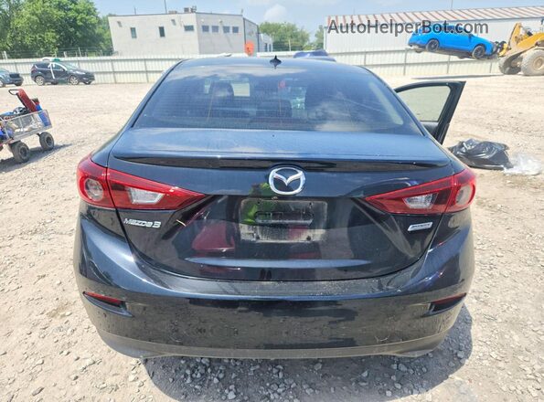 3MZBN1V79HM104076 2017 MAZDA 3 Black უკანა ხედი