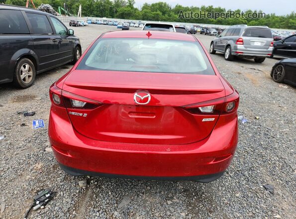 3MZBN1W31HM137536 2017 MAZDA 3 Maroon უკანა ხედი