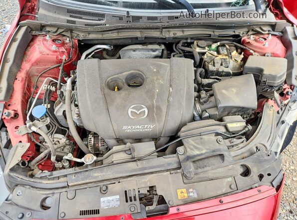 3MZBN1W31HM137536 2017 MAZDA 3 Maroon უკანა სალონის ხედი