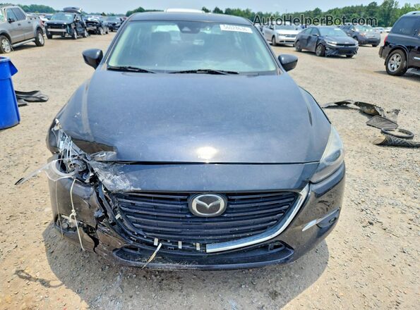 3MZBN1W31JM210653 2018 MAZDA 3 Black Front view