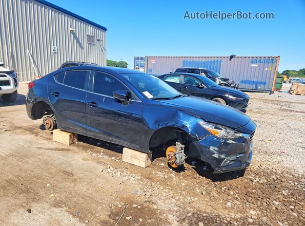 3MZBN1W32JM210791 2018 MAZDA 3 Blue Przód prawy