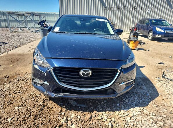 3MZBN1W32JM210791 2018 MAZDA 3 Blue Widok z przodu