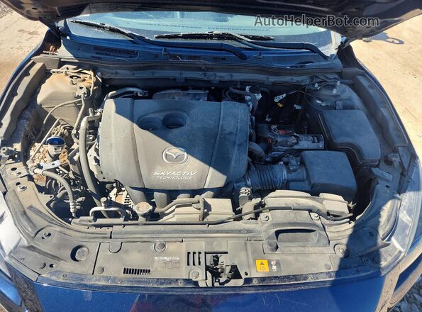3MZBN1W32JM210791 2018 MAZDA 3 Blue Widok wnętrza z tyłu