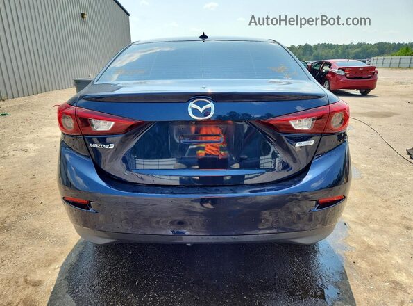3MZBN1W34JM218620 2018 MAZDA 3 Blue Widok z tyłu