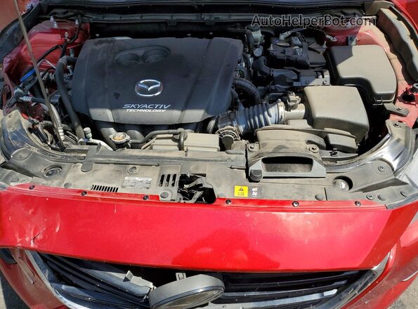 3MZBN1W35JM159559 2018 MAZDA 3 Red Rear interior view