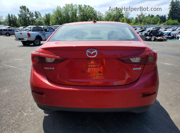 3MZBN1W35JM159559 2018 MAZDA 3 Red Rear view