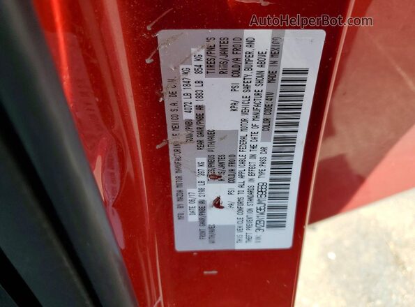 3MZBN1W35JM159559 2018 MAZDA 3 Red VIN sticker view