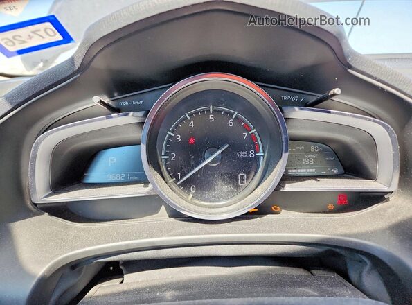 3MZBN1W37JM175634 2018 MAZDA 3 Синий Вид щитка приборов