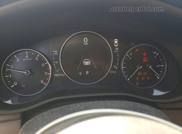 3MZBPAAL5KM110204 2019 MAZDA 3 Charcoal Vista del cuadro de instrumentos