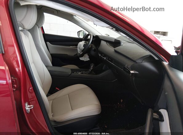 3MZBPAAL6KM109367 2019 MAZDA 3 Red Widok wnętrza z przodu