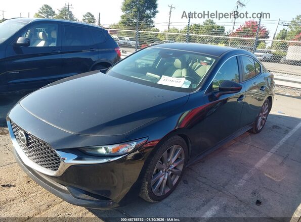 3MZBPAAL8KM105336 2019 MAZDA 3 Black წინა მარცხენა ხედი სამი მეოთხედიდან