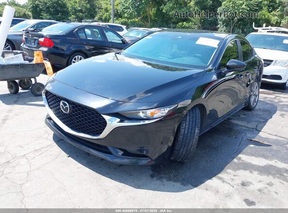 3MZBPAALXKM106410 2019 MAZDA 3 Black Առջևի ձախ երեք քառորդ տեսարան