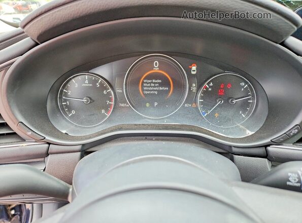 3MZBPAAM6RM434071 2024 MAZDA 3 Blue Вид щитка приладів