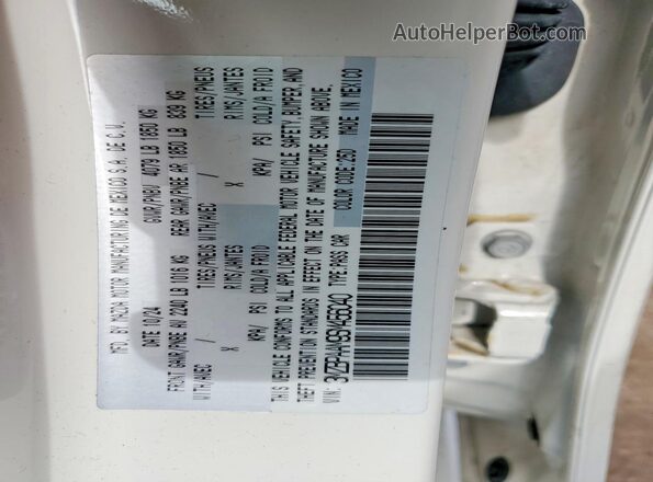 3MZBPAAM9SM456040 2025 MAZDA 3 White Engine compartment view