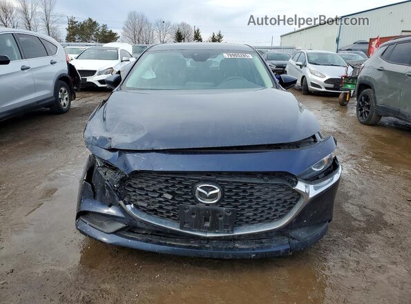 3MZBPAB75KM104517 2019 MAZDA 3 Blue Widok z przodu