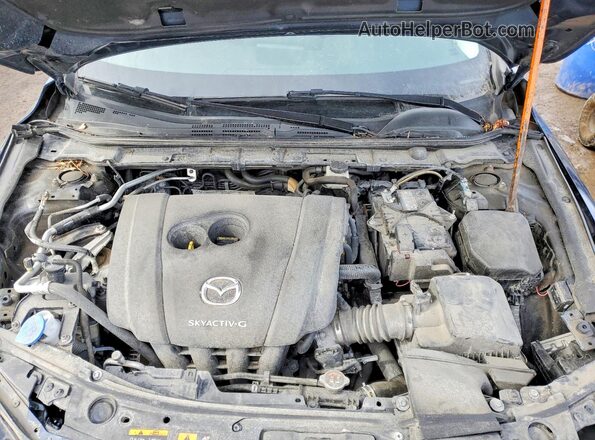 3MZBPAB75KM104517 2019 MAZDA 3 Blue Widok wnętrza z tyłu