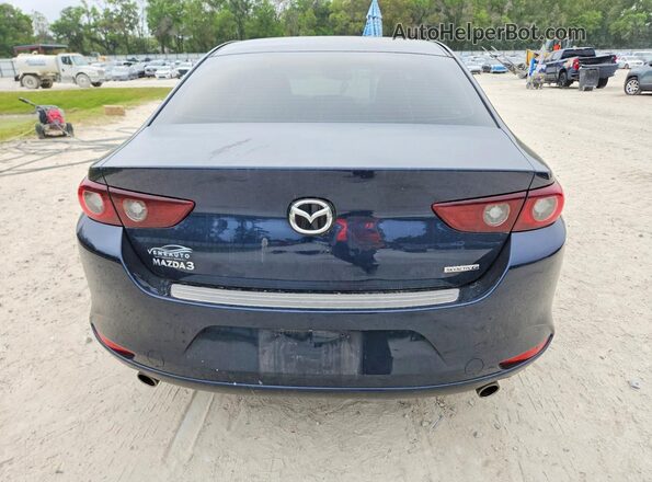 3MZBPABL3NM300246 2022 MAZDA 3 Blue Widok z tyłu