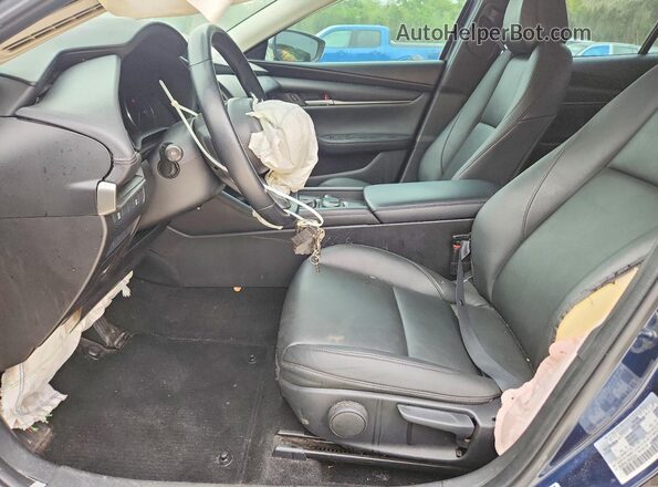 3MZBPABL3NM300246 2022 MAZDA 3 Blue Widok wnętrza z przodu