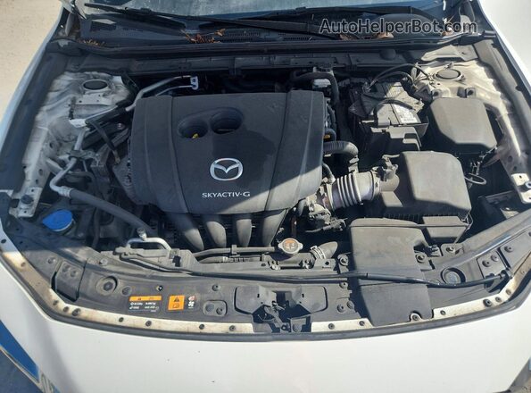 3MZBPABL6KM112025 2019 MAZDA 3 White Widok wnętrza z tyłu
