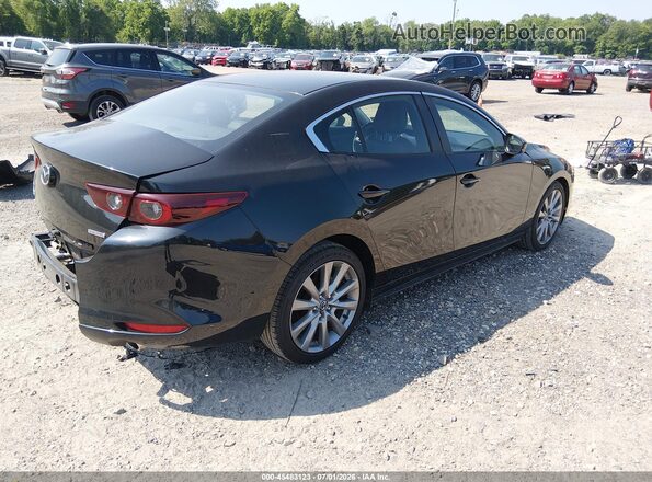 3MZBPABL6NM315078 2022 MAZDA 3 Black უკანა მარჯვენა