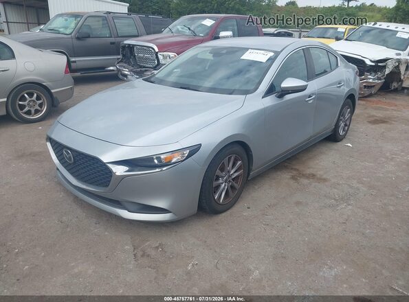 3MZBPABLXLM132991 2020 MAZDA 3 Silver Առջևի ձախ երեք քառորդ տեսարան