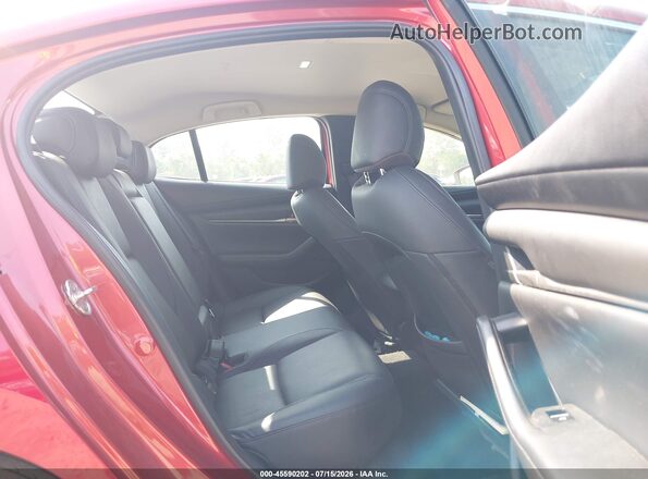 3MZBPABM0MM207854 2021 MAZDA 3 Red Vista de la etiqueta del VIN