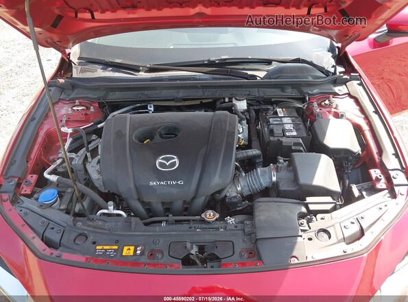 3MZBPABM0MM207854 2021 MAZDA 3 Red Vista trasera