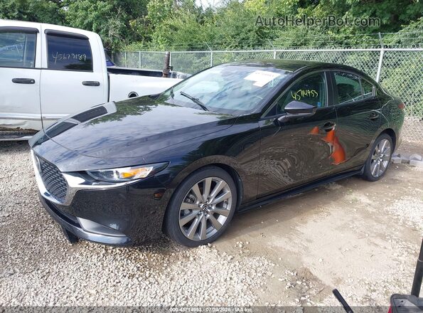 3MZBPABM2PM357968 2023 MAZDA 3 Black წინა მარცხენა ხედი სამი მეოთხედიდან